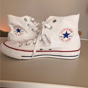 Converse All Star White Canvas Sneakers